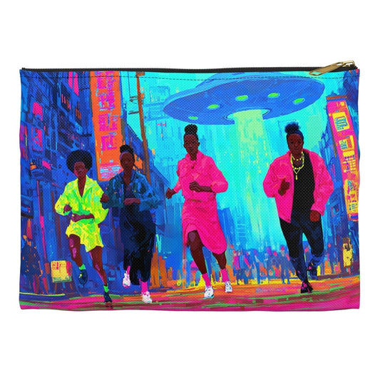 UFO Escape Pouch - Afrocentric Art by The Trini Gee