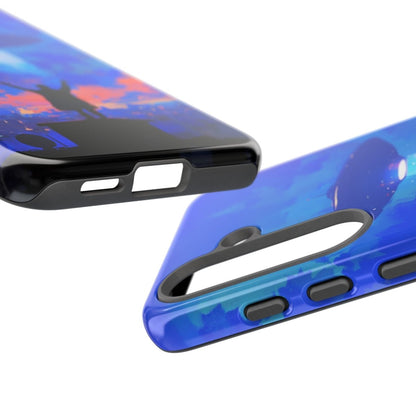 UFO Rooftop Phone Case - Afrocentric Art by The Trini Gee