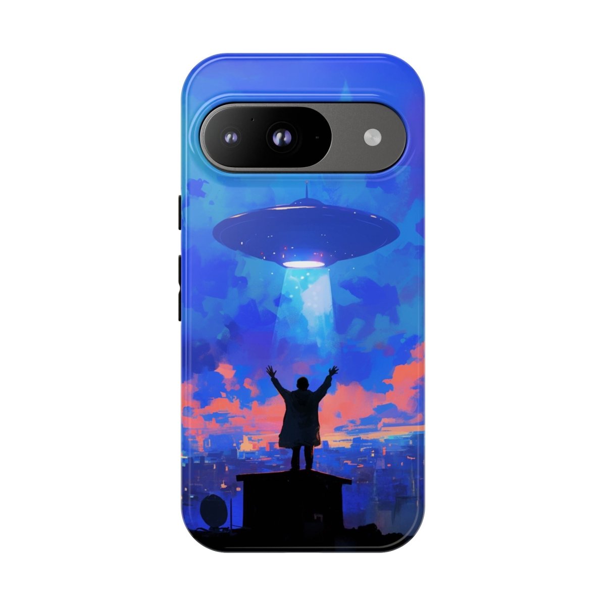 UFO Rooftop Phone Case - Afrocentric Art by The Trini Gee