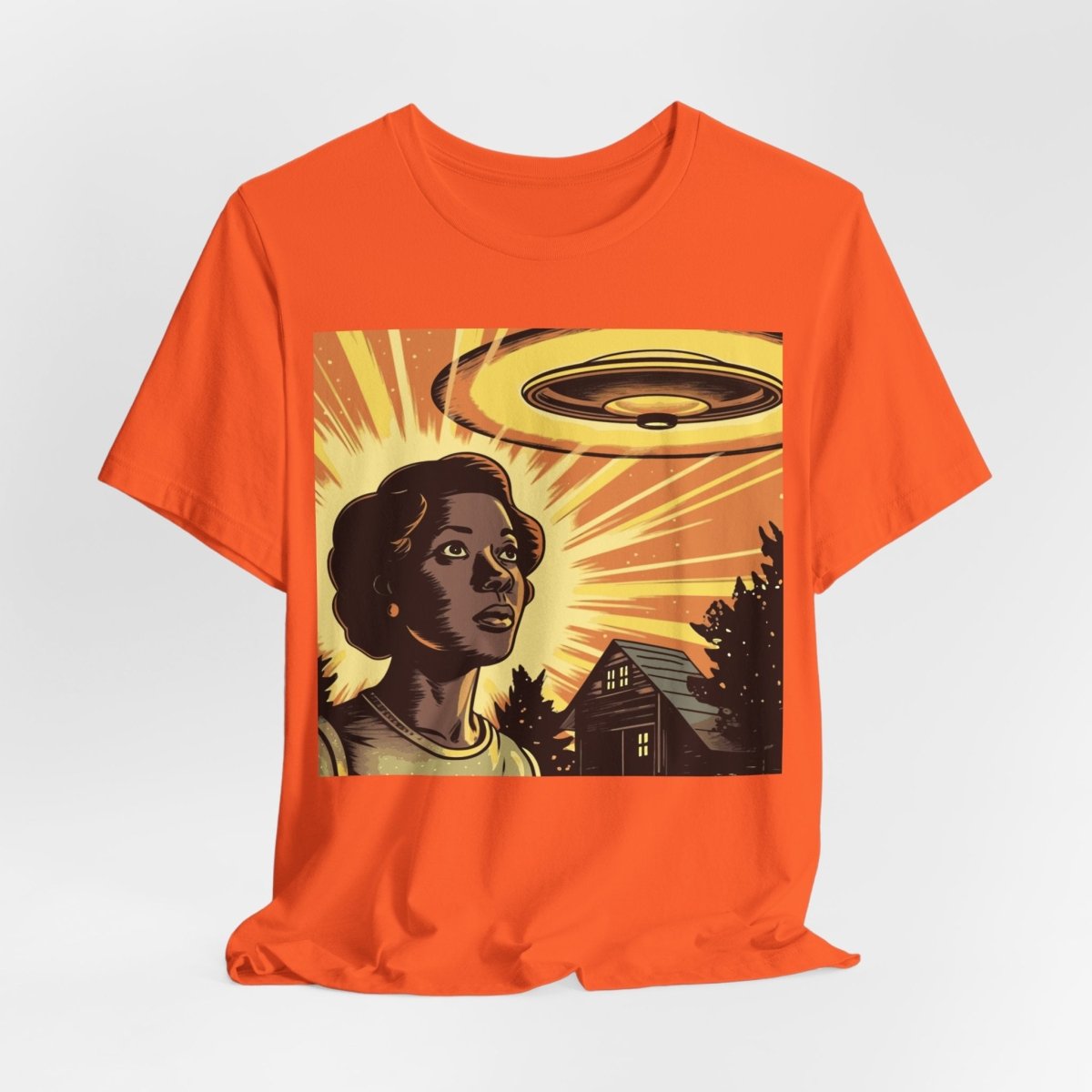UFO Woman Shirt - Afrocentric Art by The Trini Gee
