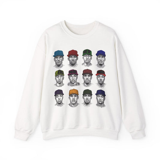 Urban Caps Sweatshirt - Afrocentric Art by The Trini Gee