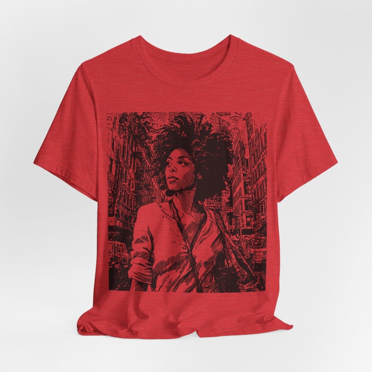 Urban City Girl Shirt - Afrocentric Art by The Trini Gee