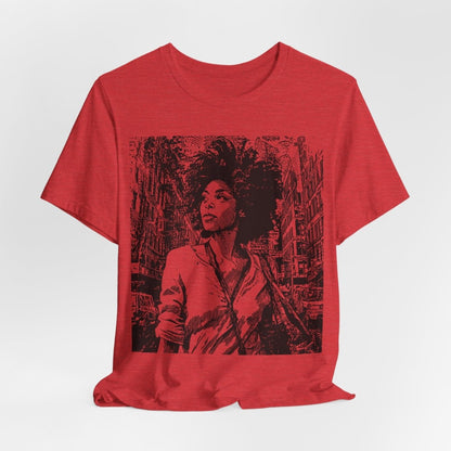 Urban City Girl Shirt - Afrocentric Art by The Trini Gee