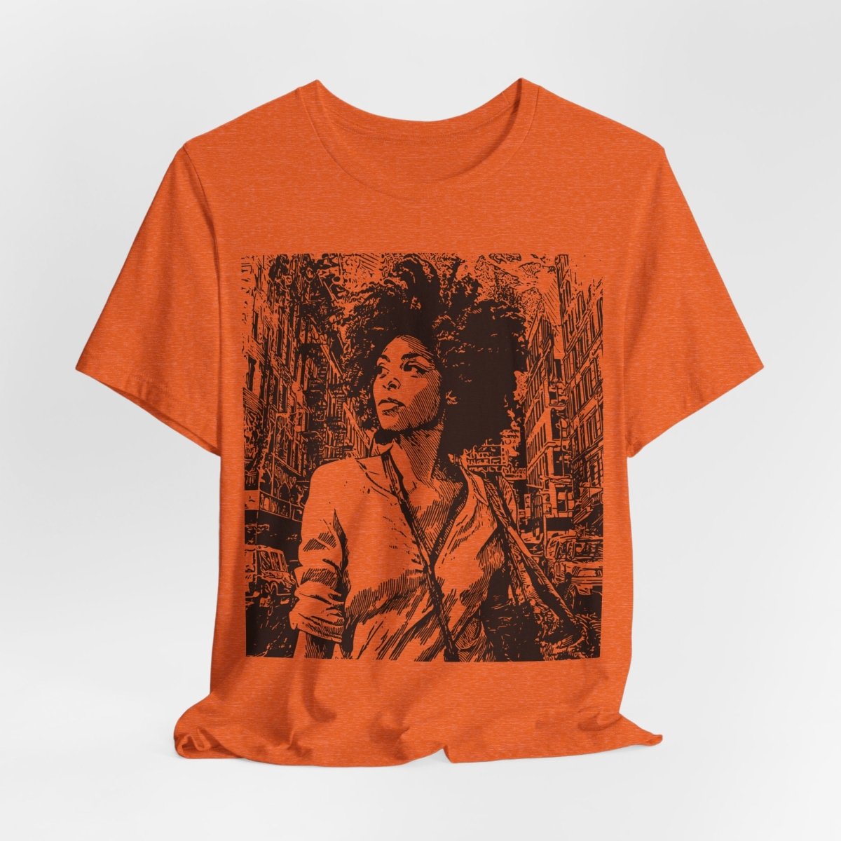 Urban City Girl Shirt - Afrocentric Art by The Trini Gee