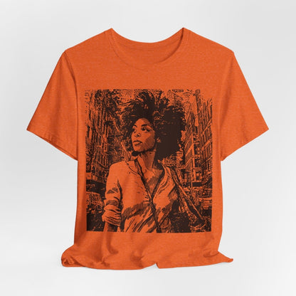 Urban City Girl Shirt - Afrocentric Art by The Trini Gee