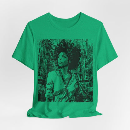 Urban City Girl Shirt - Afrocentric Art by The Trini Gee
