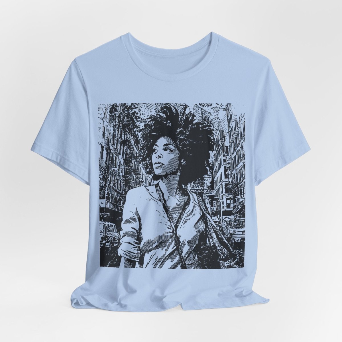 Urban City Girl Shirt - Afrocentric Art by The Trini Gee