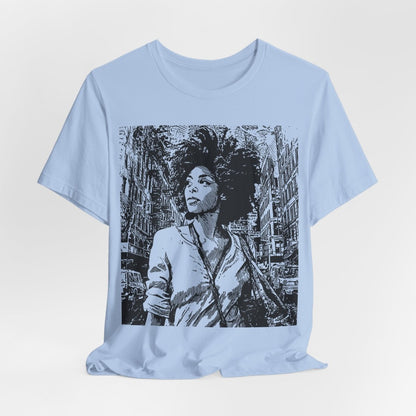 Urban City Girl Shirt - Afrocentric Art by The Trini Gee