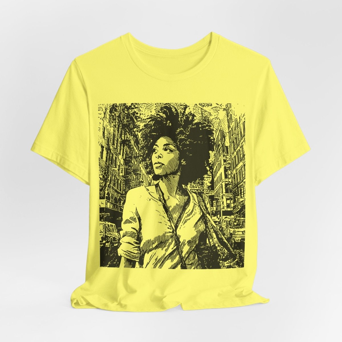 Urban City Girl Shirt - Afrocentric Art by The Trini Gee