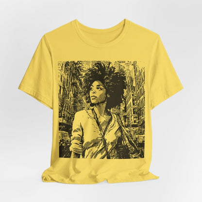 Urban City Girl Shirt - Afrocentric Art by The Trini Gee