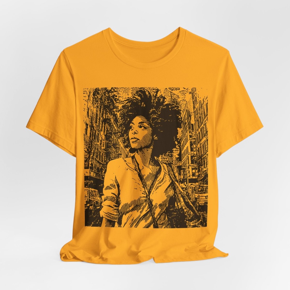 Urban City Girl Shirt - Afrocentric Art by The Trini Gee