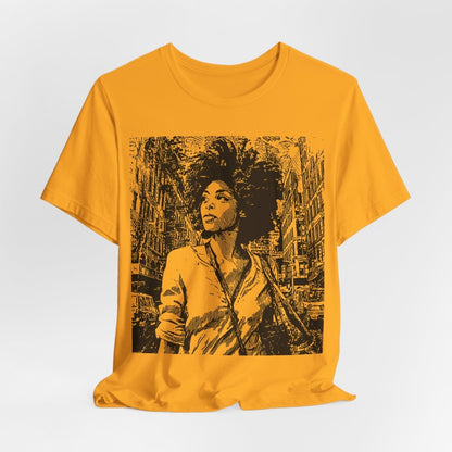 Urban City Girl Shirt - Afrocentric Art by The Trini Gee