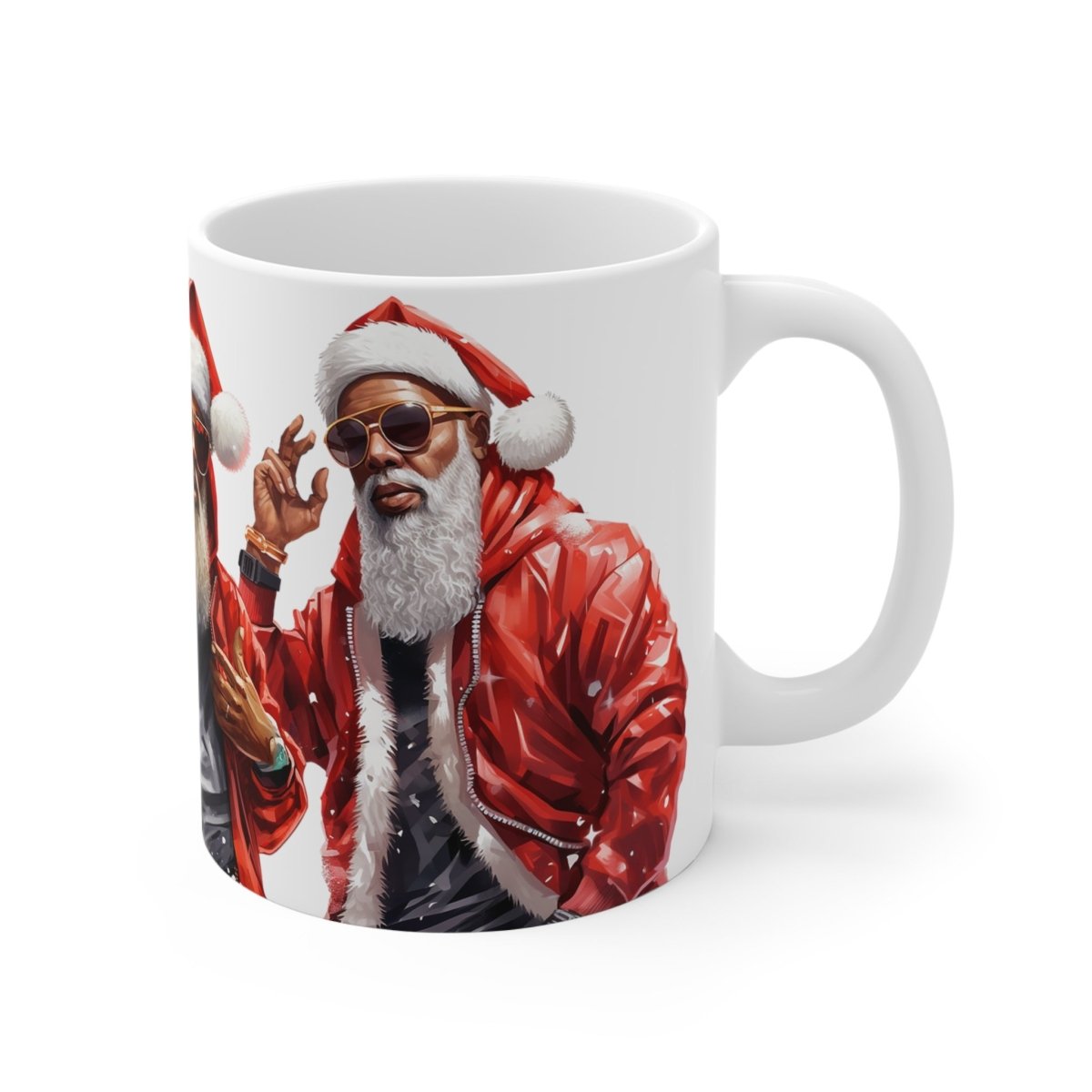 Urban Santa Mug - Afrocentric Art by The Trini Gee