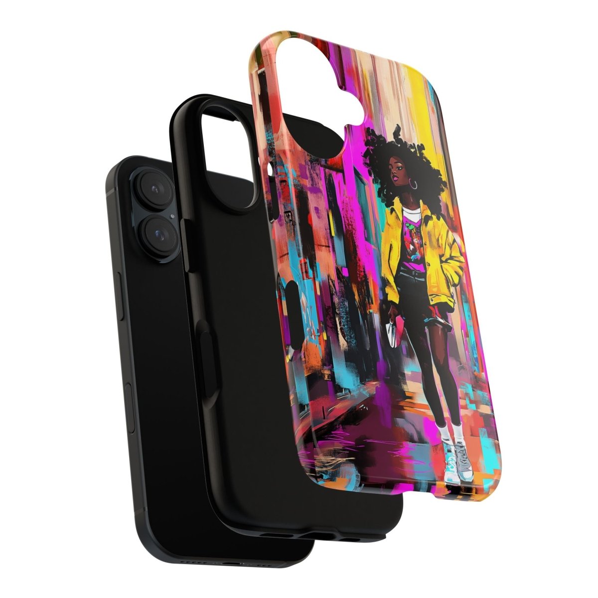 Urban Walk Phone Case - Afrocentric Art by The Trini Gee