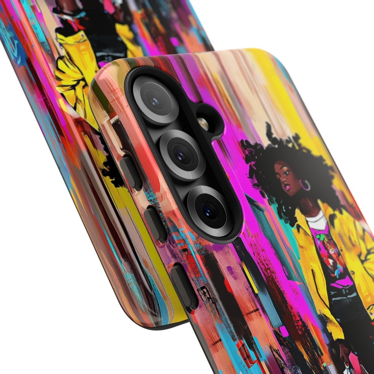 Urban Walk Phone Case - Afrocentric Art by The Trini Gee