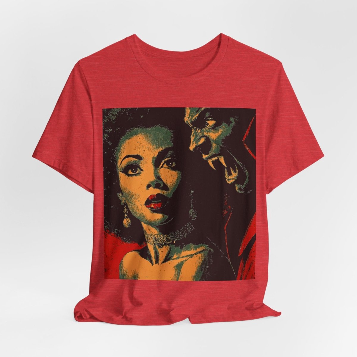 Vampire Horror Shirt - Afrocentric Art by The Trini Gee