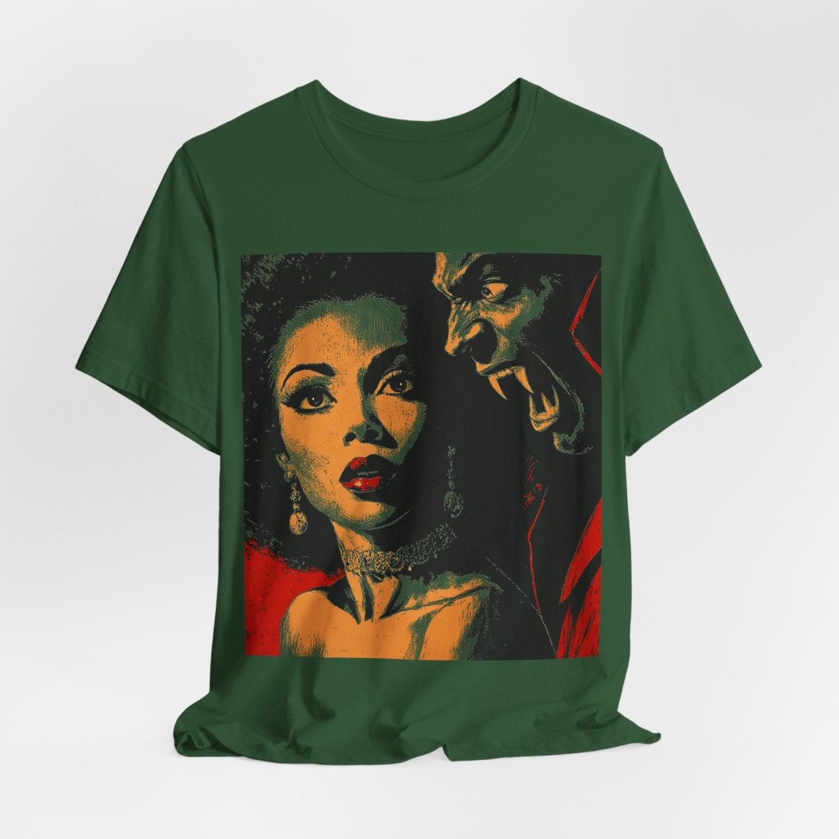 Vampire Horror Shirt - Afrocentric Art by The Trini Gee