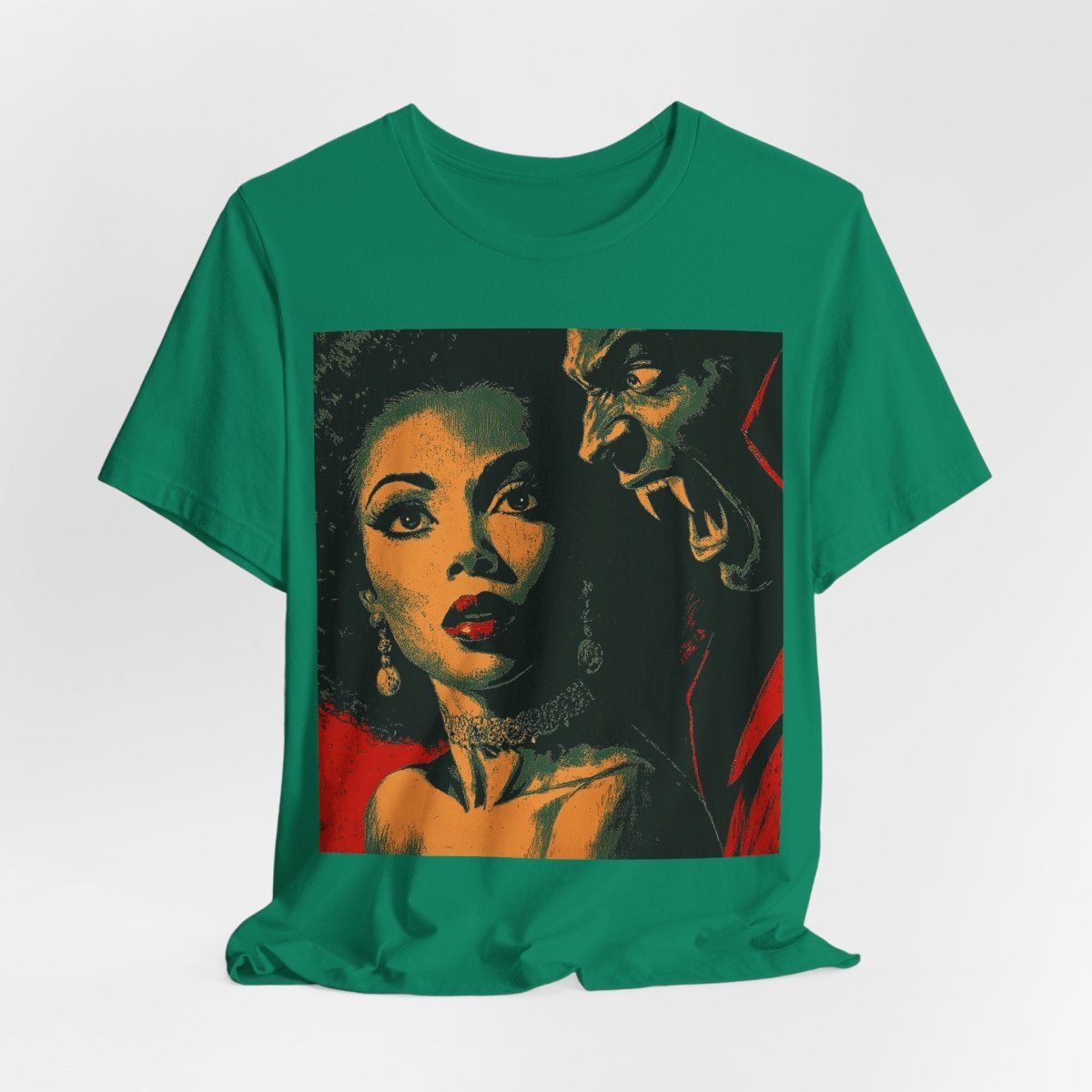 Vampire Horror Shirt - Afrocentric Art by The Trini Gee