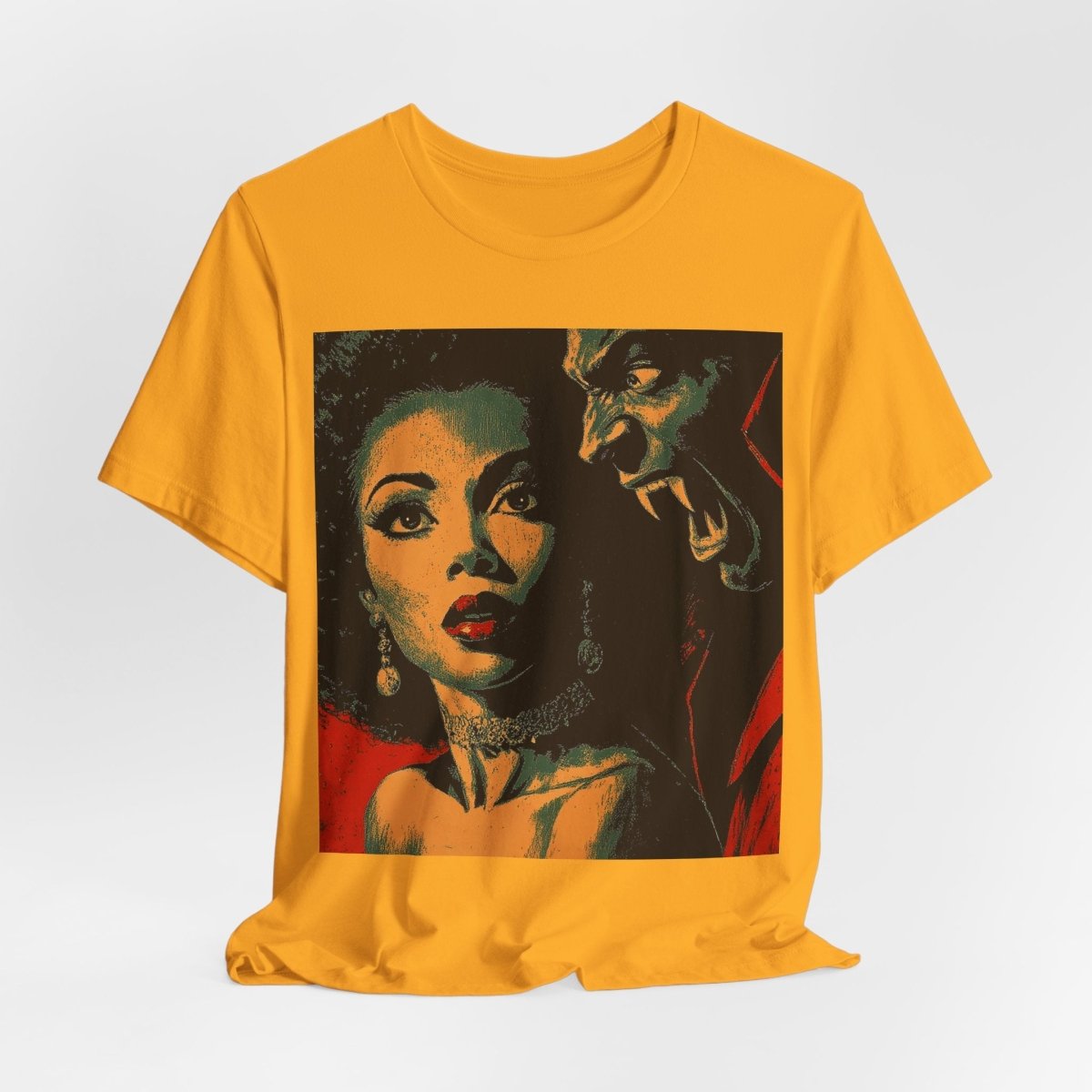 Vampire Horror Shirt - Afrocentric Art by The Trini Gee