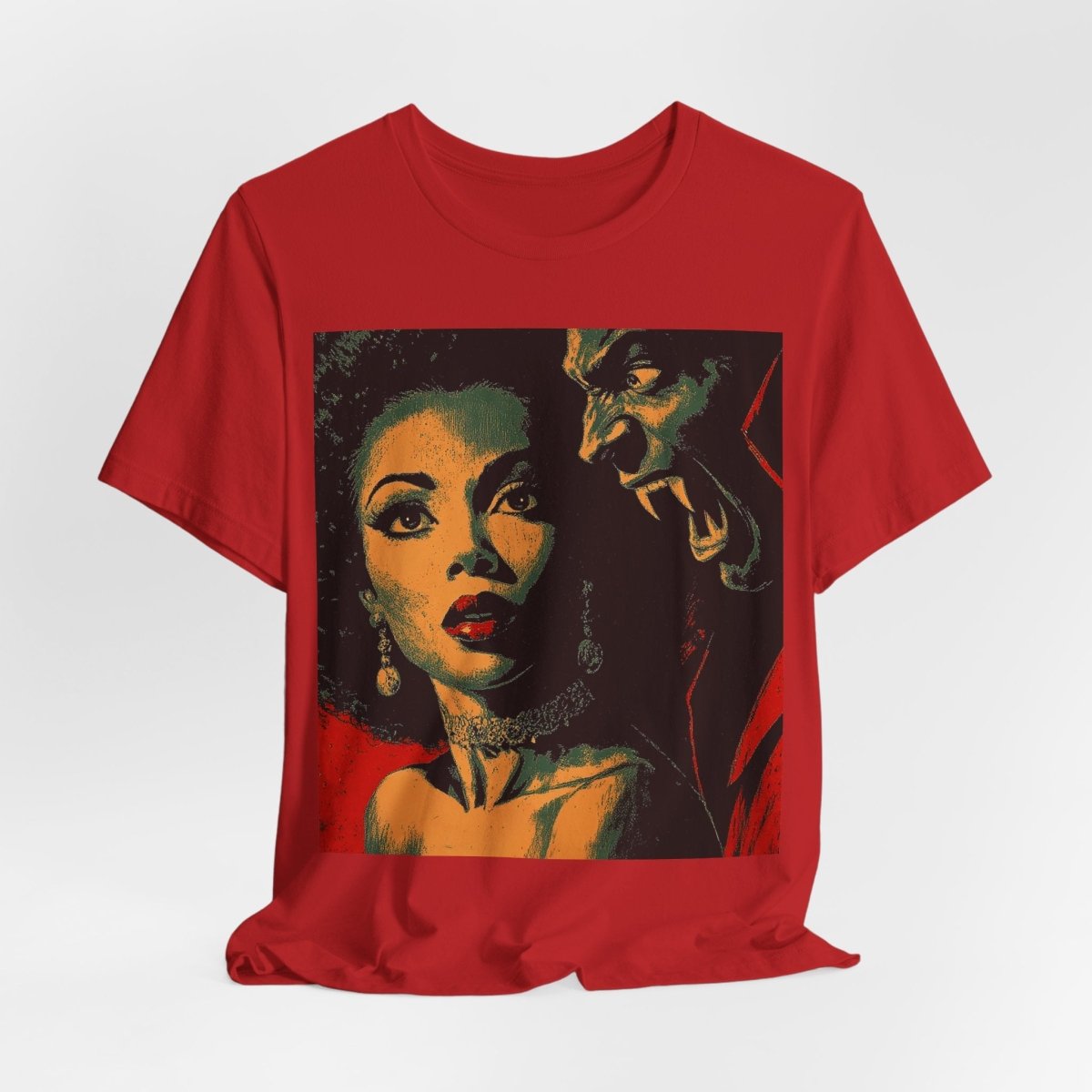 Vampire Horror Shirt - Afrocentric Art by The Trini Gee