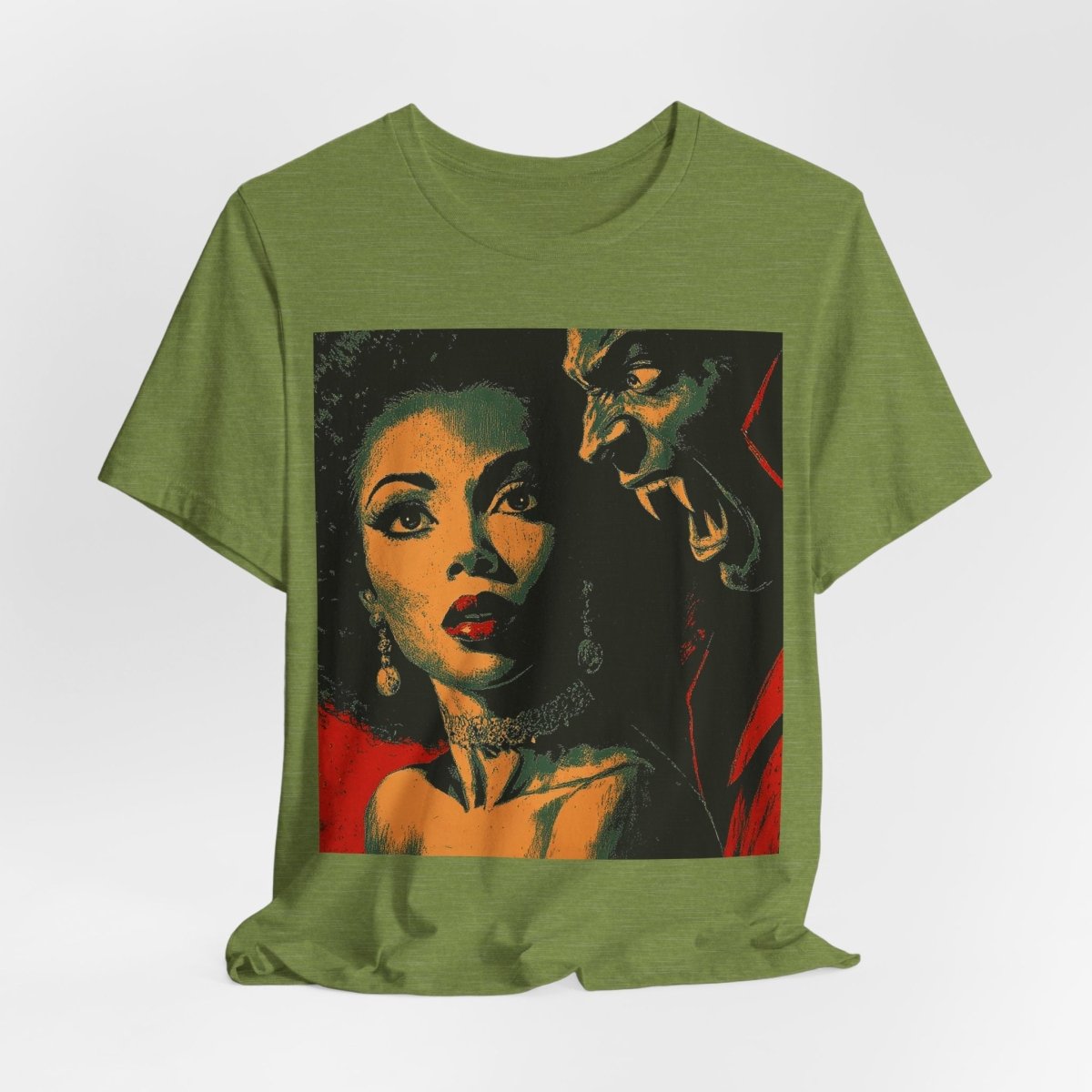 Vampire Horror Shirt - Afrocentric Art by The Trini Gee