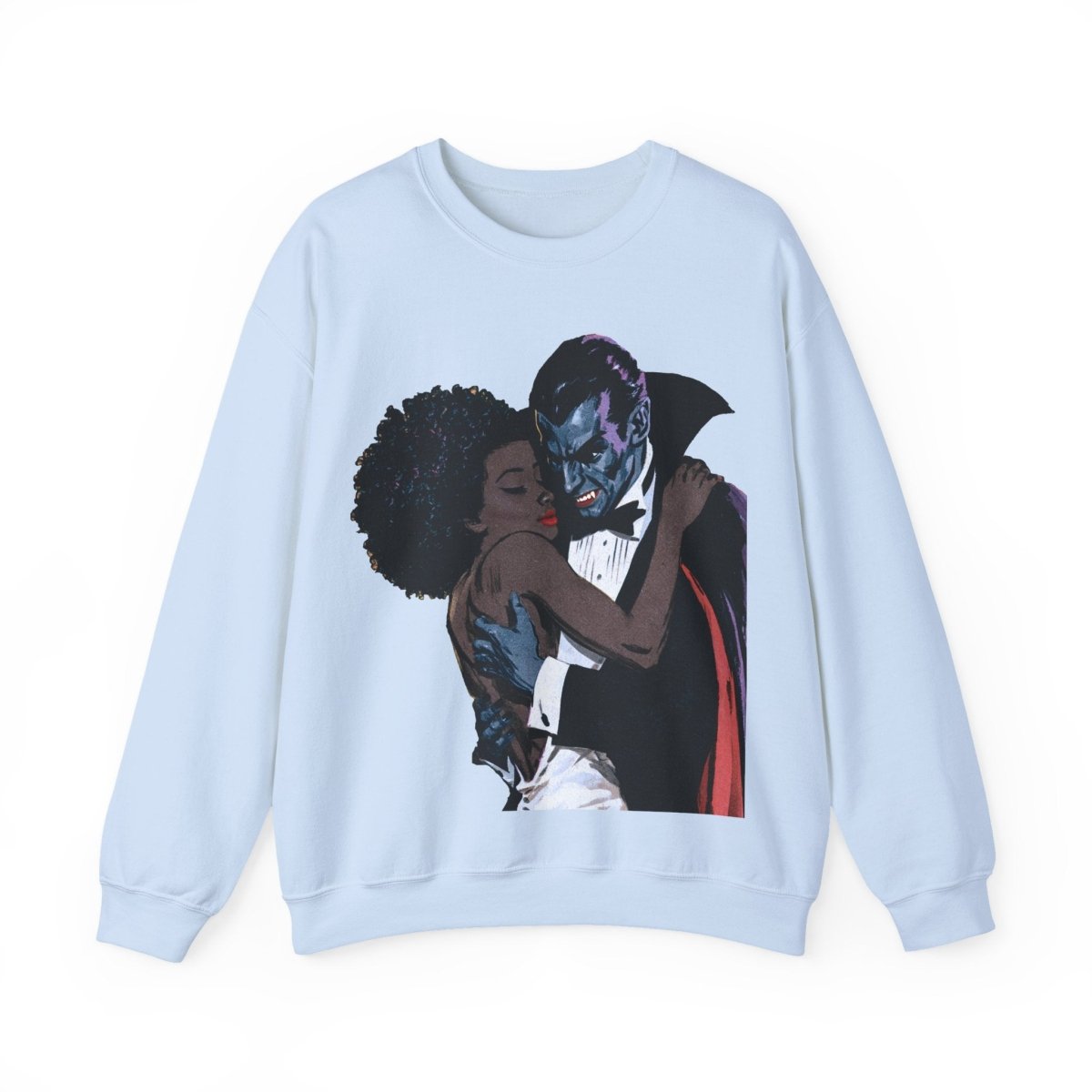 Vampire Romance Sweatshirt - Afrocentric Art by The Trini Gee