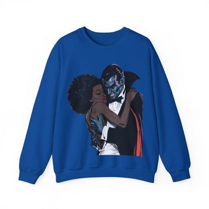 Vampire Romance Sweatshirt - Afrocentric Art by The Trini Gee