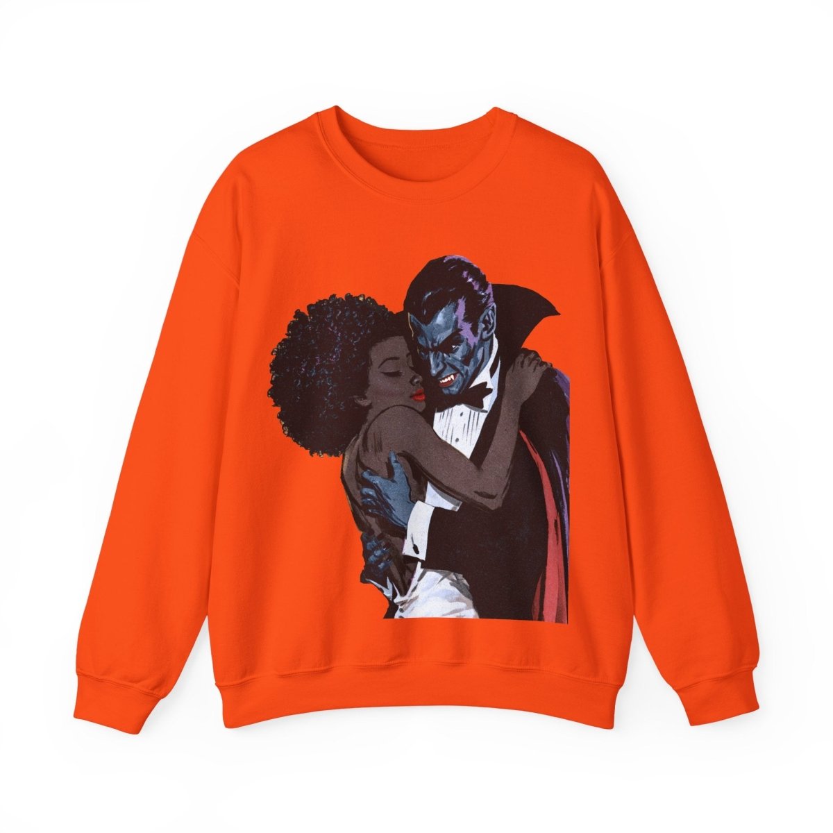 Vampire Romance Sweatshirt - Afrocentric Art by The Trini Gee