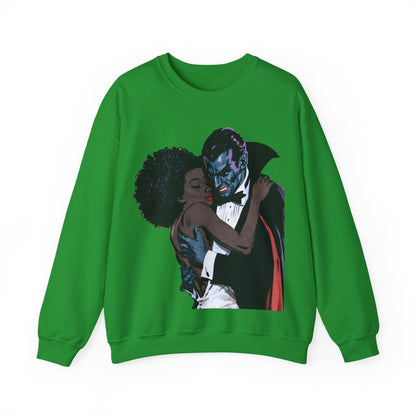 Vampire Romance Sweatshirt - Afrocentric Art by The Trini Gee