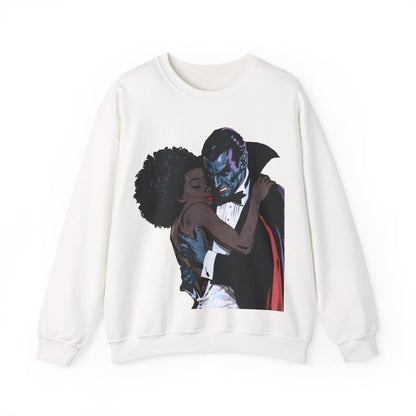 Vampire Romance Sweatshirt - Afrocentric Art by The Trini Gee