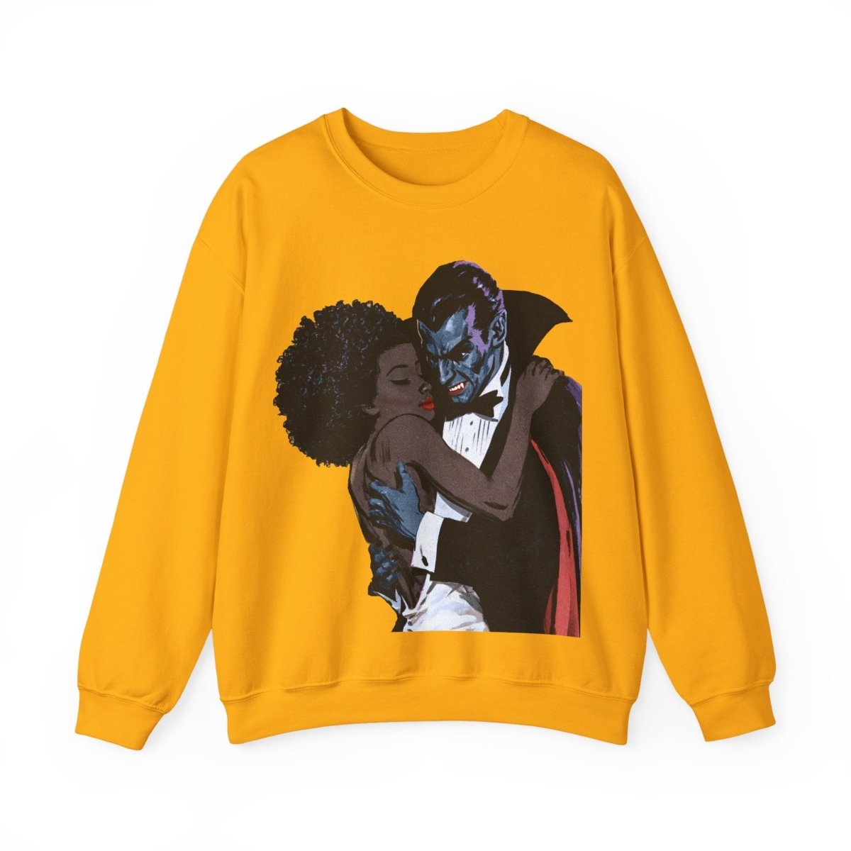Vampire Romance Sweatshirt - Afrocentric Art by The Trini Gee