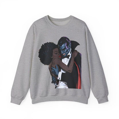 Vampire Romance Sweatshirt - Afrocentric Art by The Trini Gee