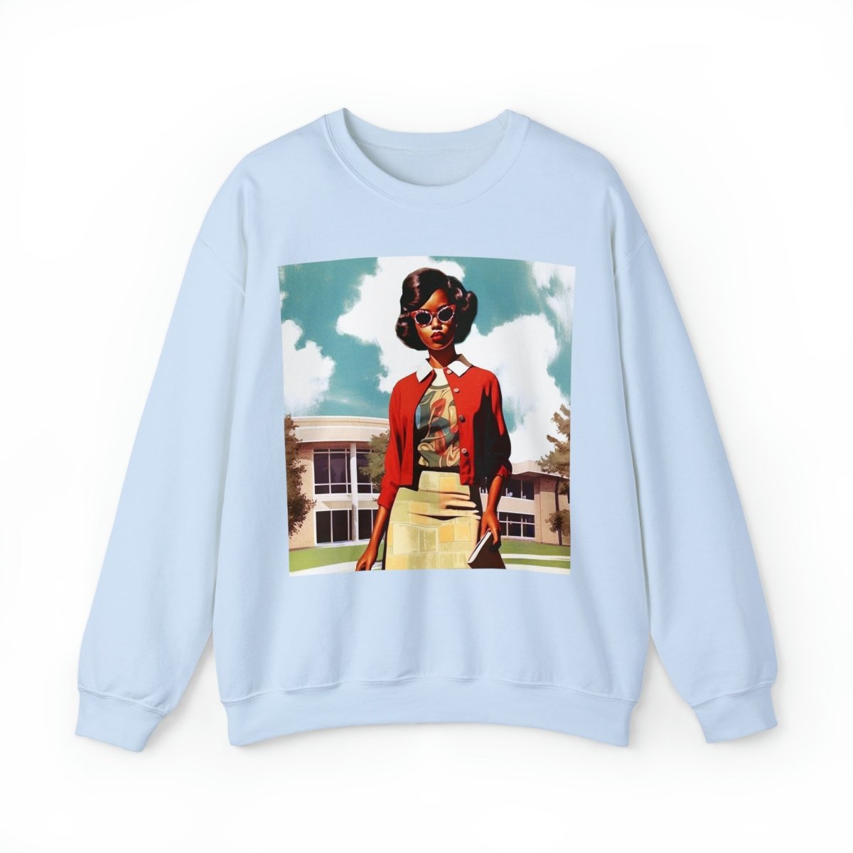 Vintage 60s Sweatshirt - Afrocentric Art by The Trini Gee