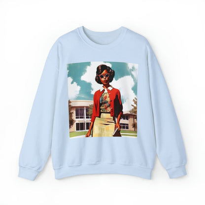 Vintage 60s Sweatshirt - Afrocentric Art by The Trini Gee