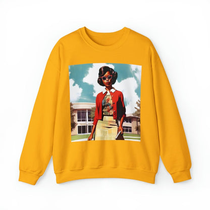 Vintage 60s Sweatshirt - Afrocentric Art by The Trini Gee