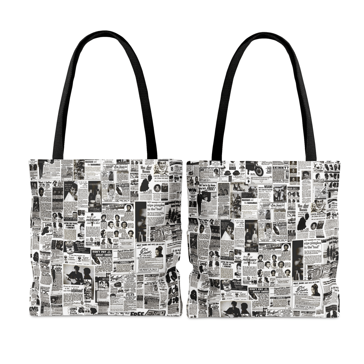 Vintage Ads Tote Bag - The Trini Gee