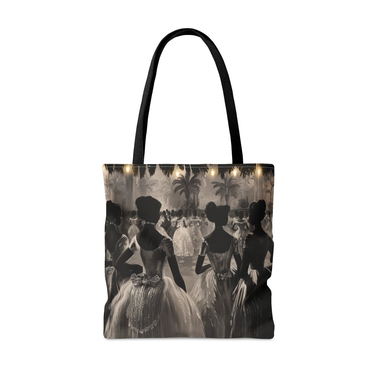 Vintage Ball Tote Bag - Afrocentric Art by The Trini Gee
