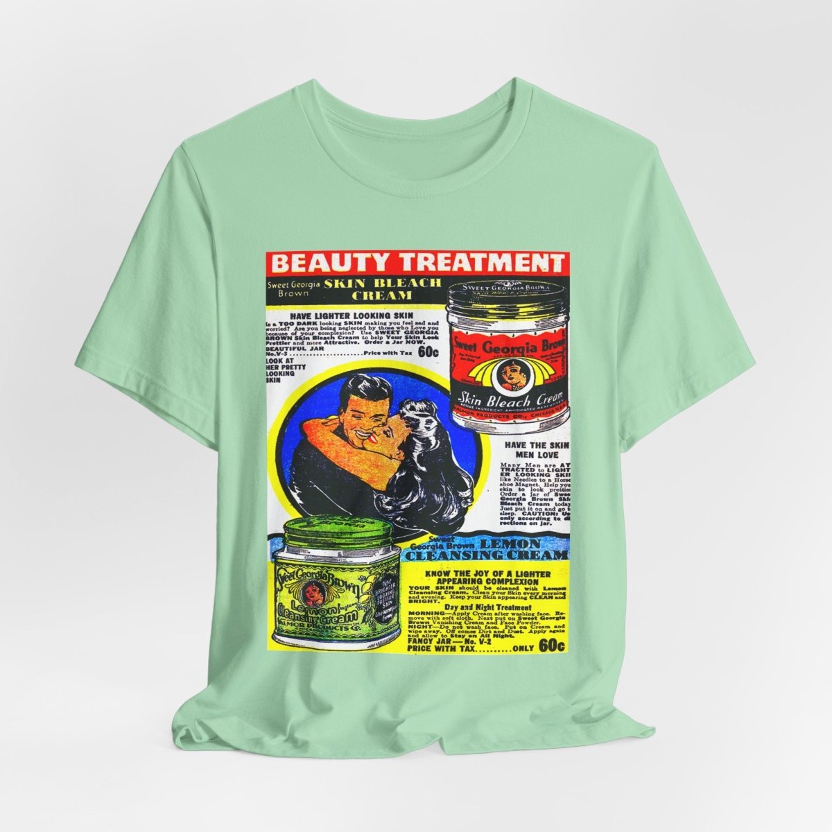 Vintage Beauty Ad Shirt - Afrocentric Art by The Trini Gee