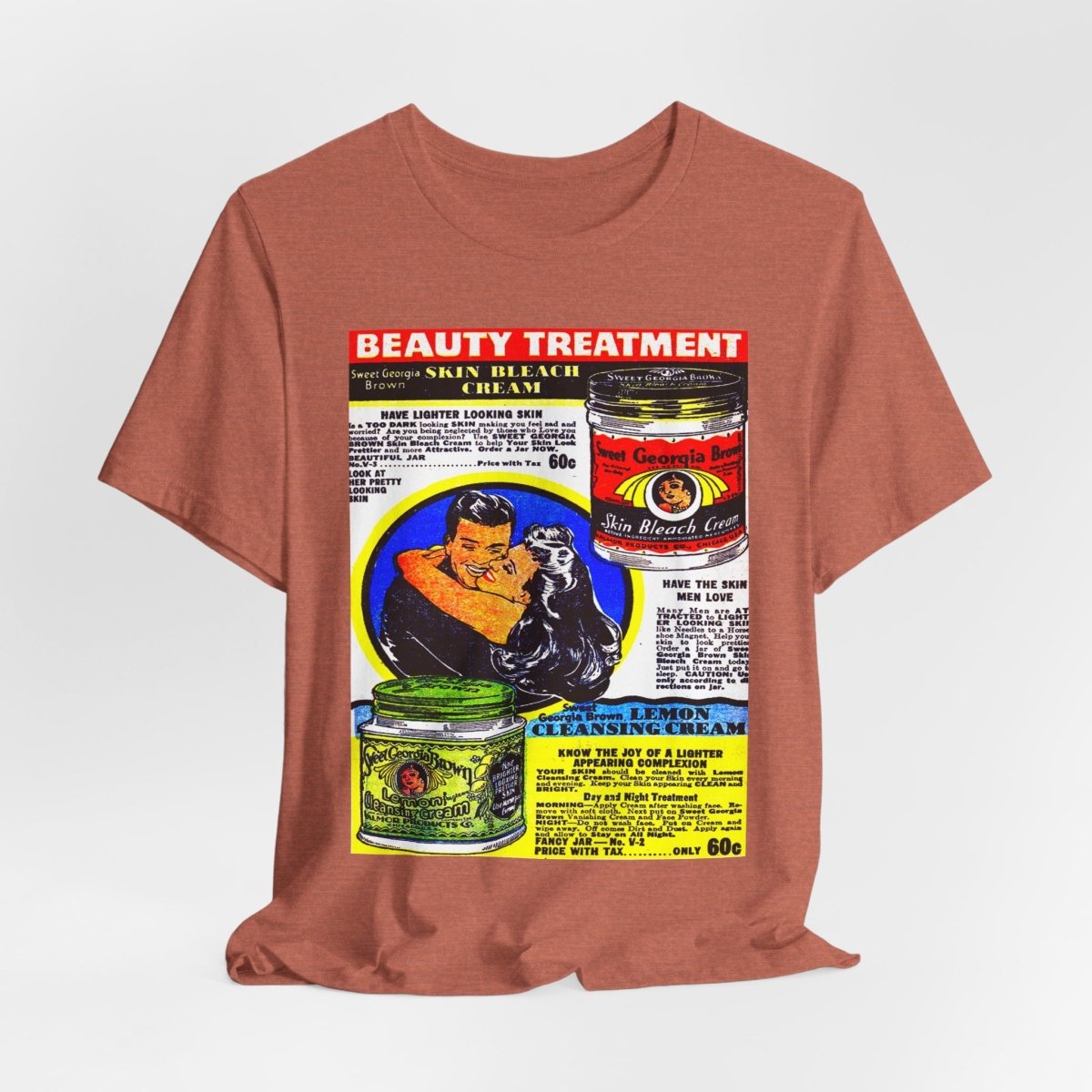 Vintage Beauty Ad Shirt - Afrocentric Art by The Trini Gee