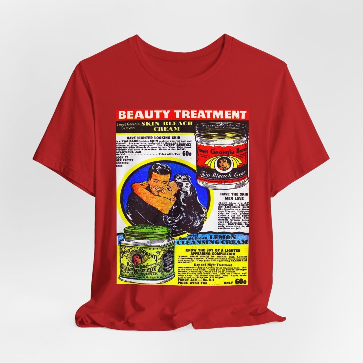 Vintage Beauty Ad Shirt - Afrocentric Art by The Trini Gee