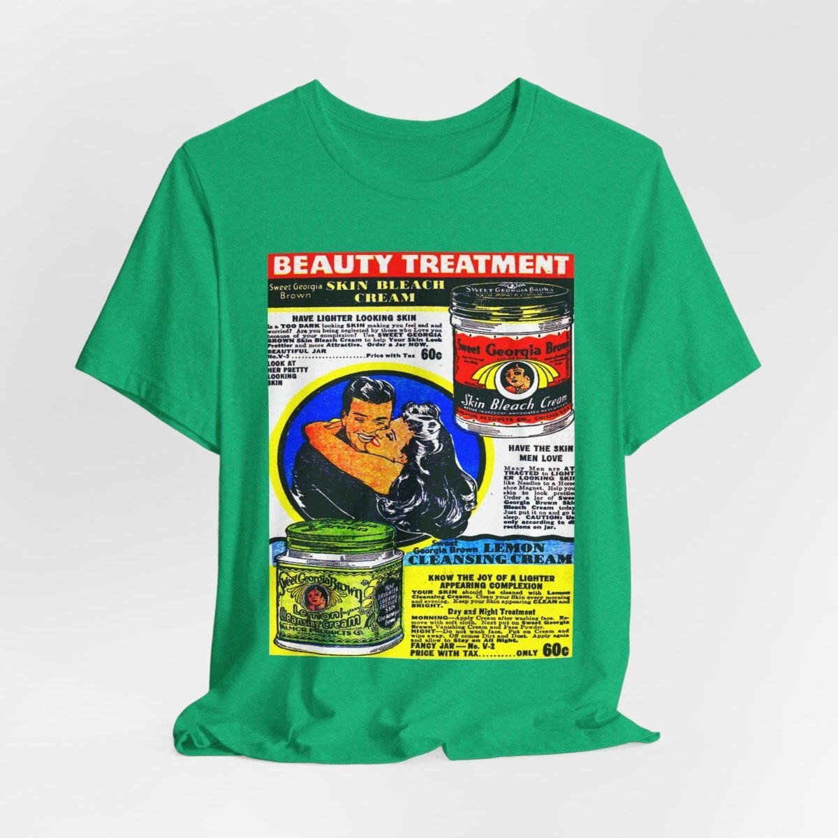 Vintage Beauty Ad Shirt - Afrocentric Art by The Trini Gee