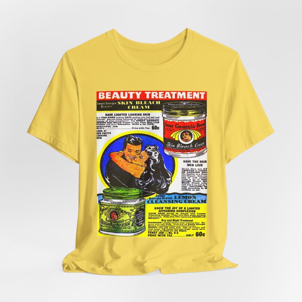 Vintage Beauty Ad Shirt - Afrocentric Art by The Trini Gee