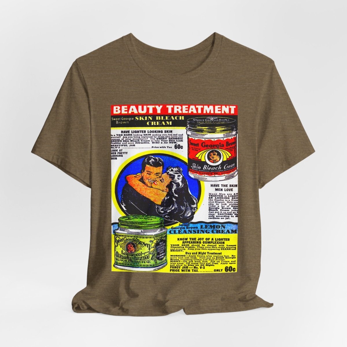Vintage Beauty Ad Shirt - Afrocentric Art by The Trini Gee