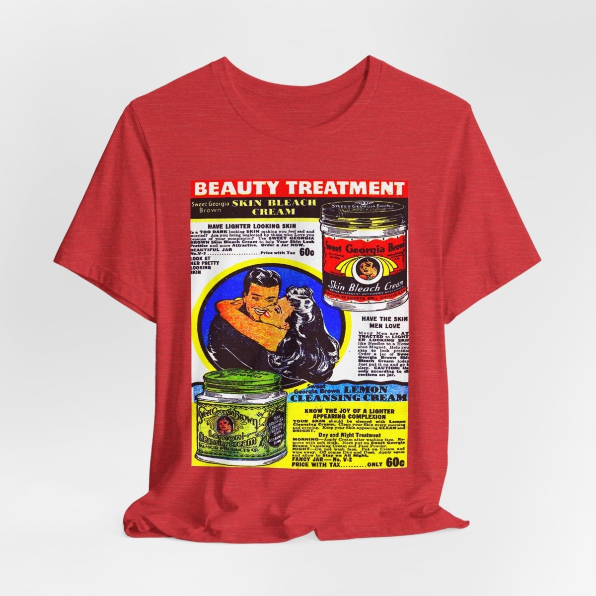 Vintage Beauty Ad Shirt - Afrocentric Art by The Trini Gee