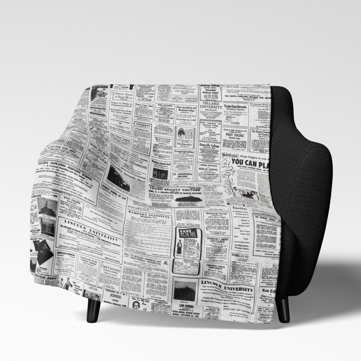 Vintage Education Ads Blanket - The Trini Gee