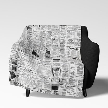 Vintage Education Ads Blanket - The Trini Gee