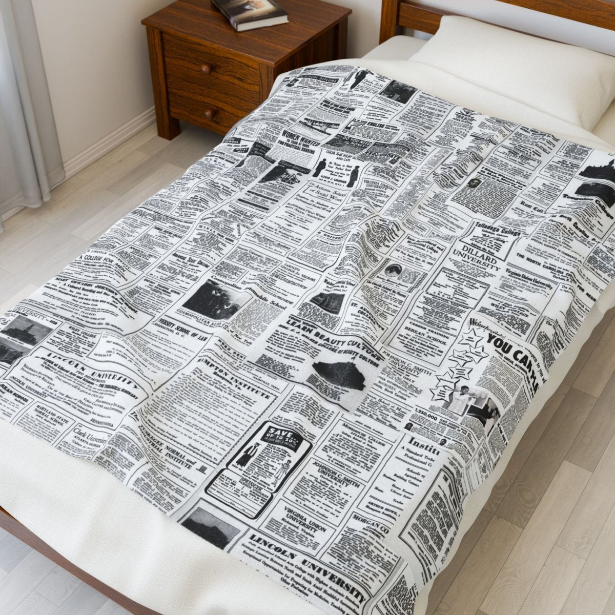 Vintage Education Ads Blanket - The Trini Gee