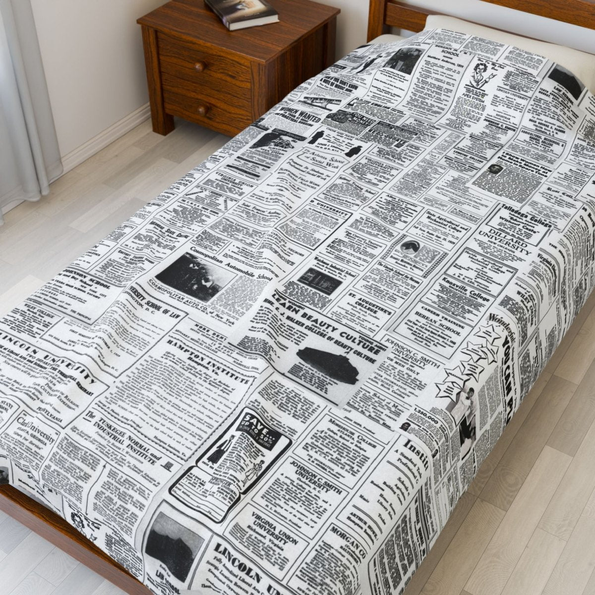 Vintage Education Ads Blanket - The Trini Gee