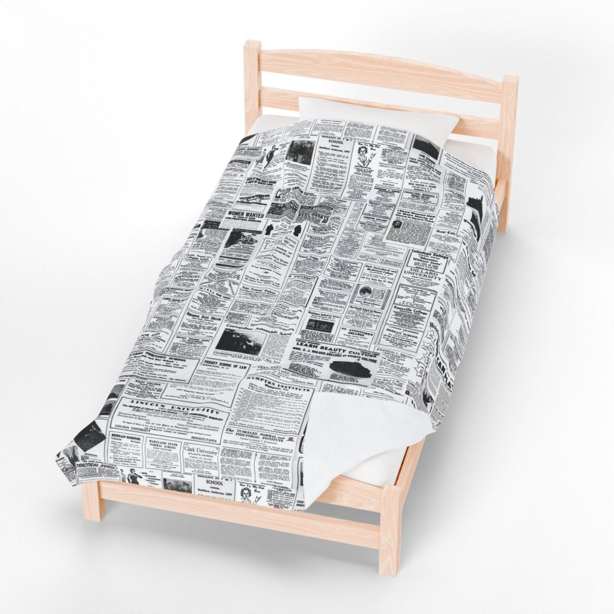 Vintage Education Ads Blanket - The Trini Gee