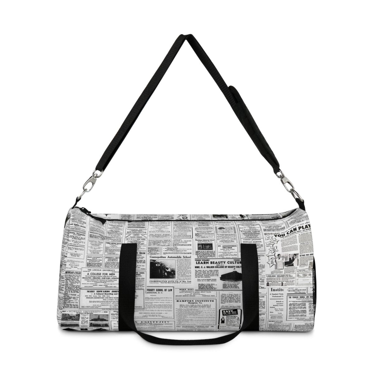 Vintage Education Ads Duffel Bag - The Trini Gee